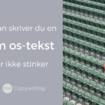 Sådan skriver du en Om os-tekst